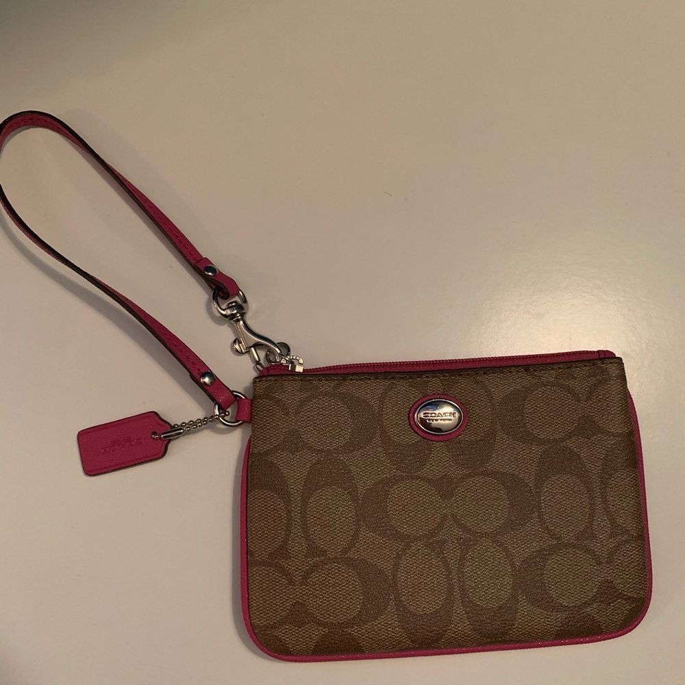 Brand New Coach Wristlet/coin purse